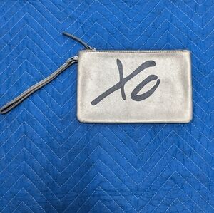 Banana Republic Silver Wristlet with XO Design